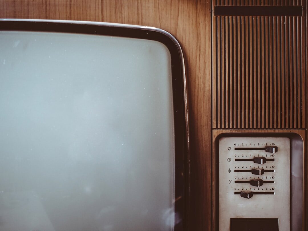 vintage television broadcast