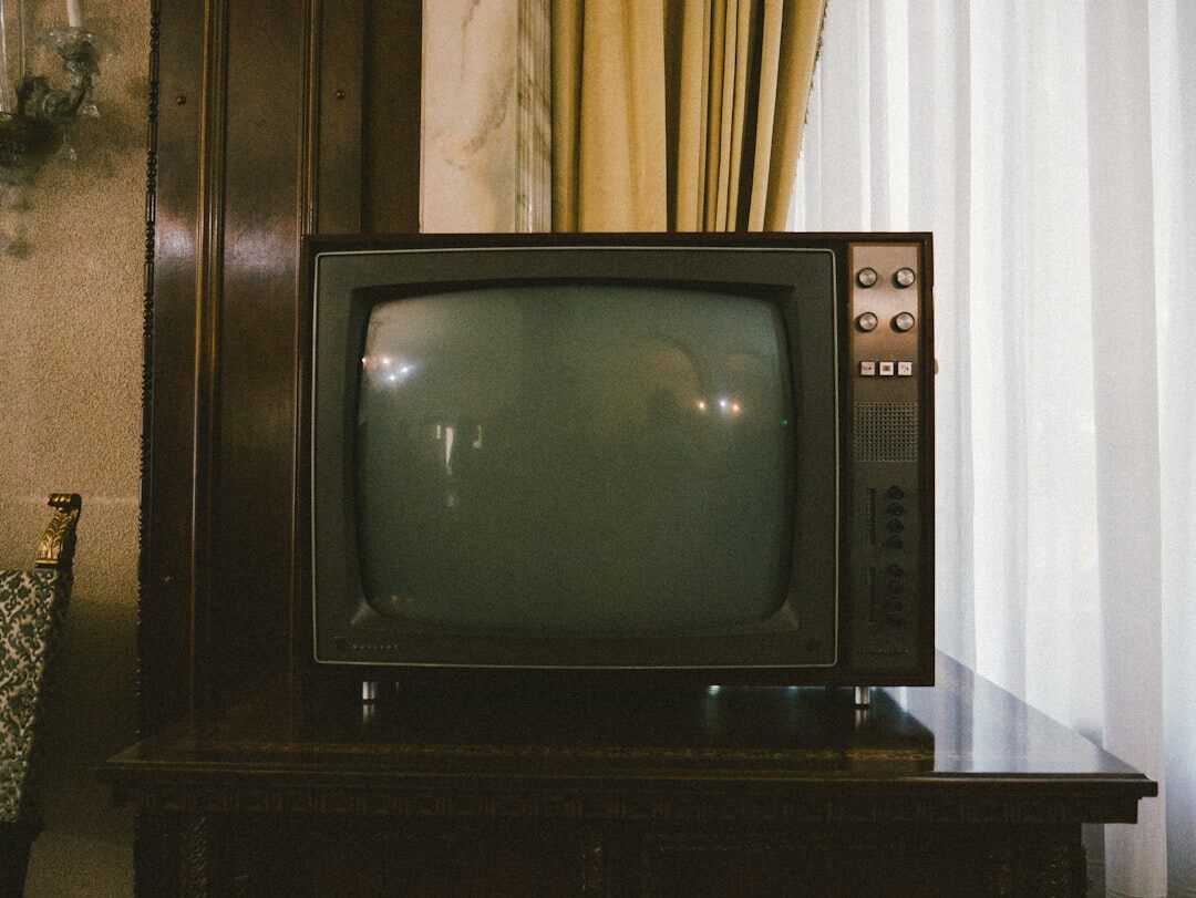 vintage television show scene